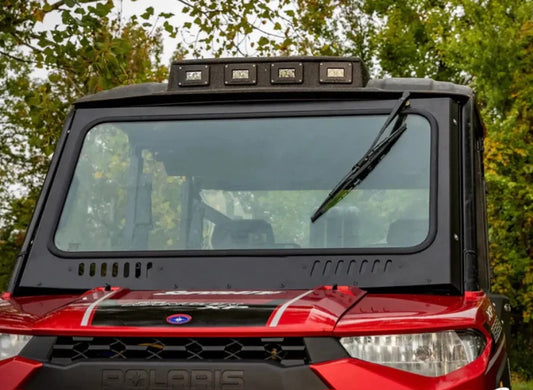 Polaris Ranger 900 1000 xp GLASS Vented FULL Windshield  WITH MANUAL  WIPER KIT